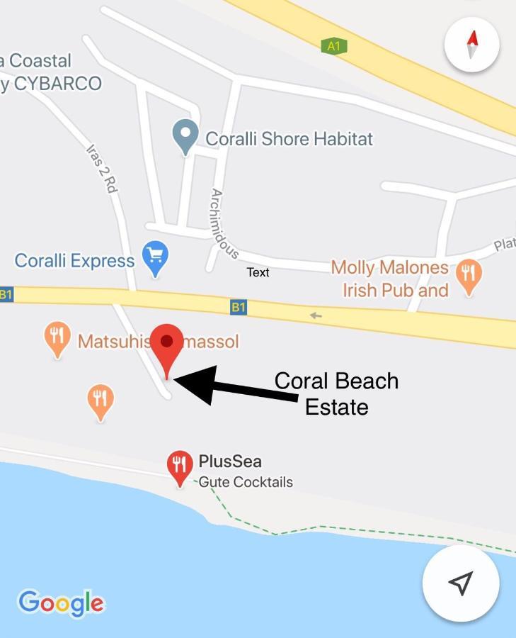 Modern Seaview Beach Studio Limassol Exterior foto
